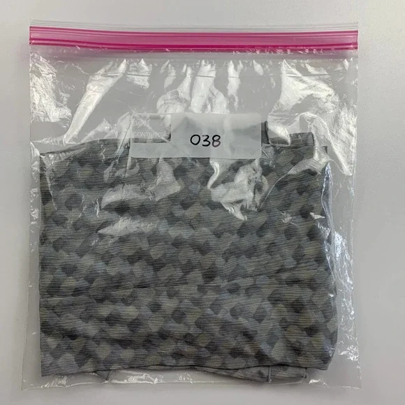 SOLD Armani Collezioni Vintage Y2K Gray 3/4 Crop Sleeve Ruffle Neck Sheer Silk - Picture 14 of 14